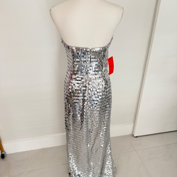 Simon Miller Sculpty Strapless Sequin Dress Evening Cocktail NWT Sz 8 - Picture 7 of 12